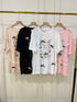 Lacey Detail Transparent Free Size T-Shirts
